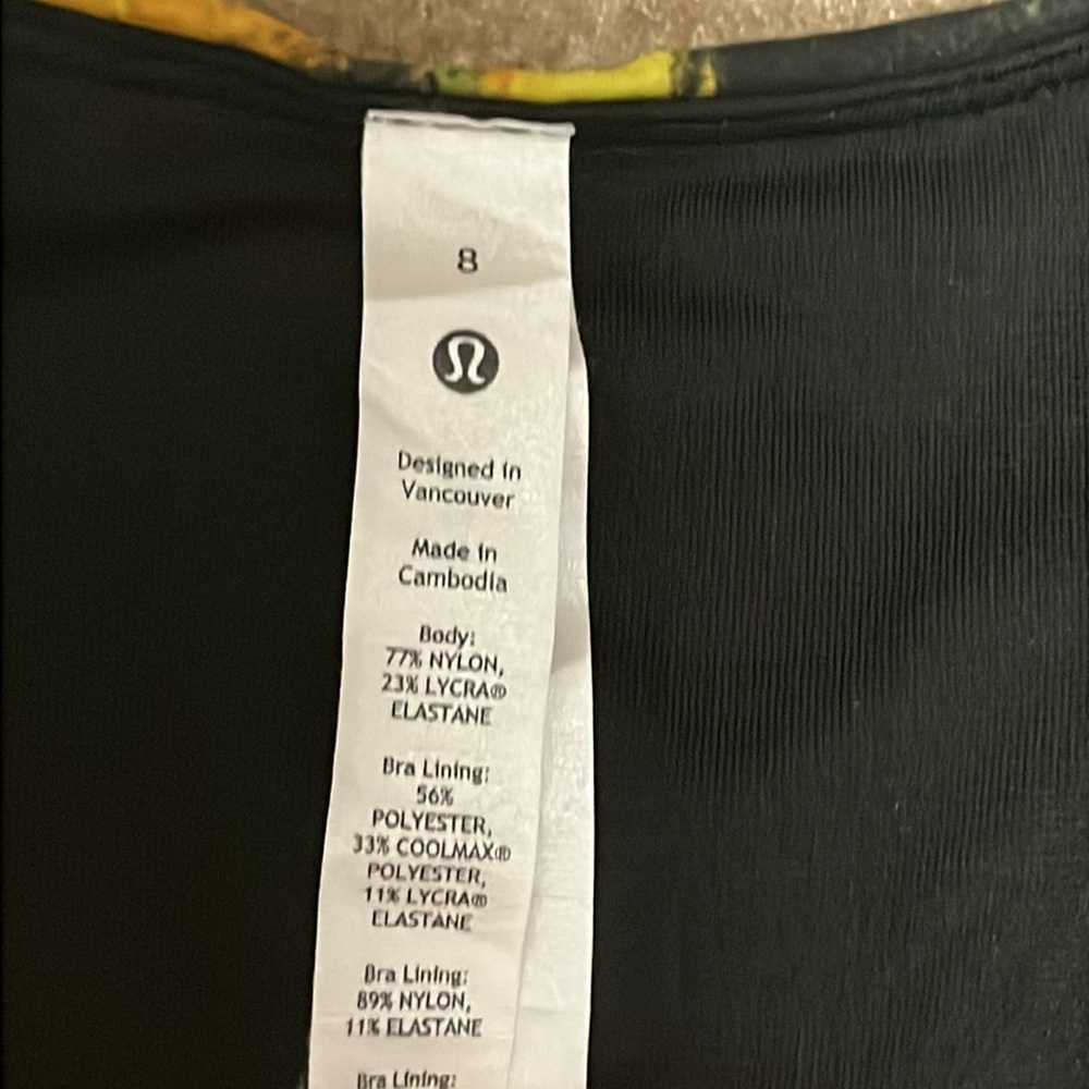 Lululemon Wunder Train Racerback Tank. Never worn. Size 8. - Picture 3 of 5